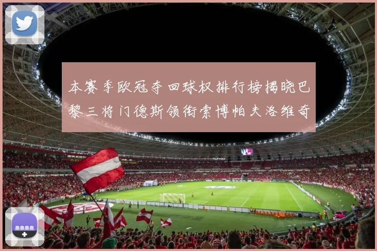 本赛季欧冠夺回球权排行榜揭晓巴黎三将门德斯领衔索博帕夫洛维奇紧随其后